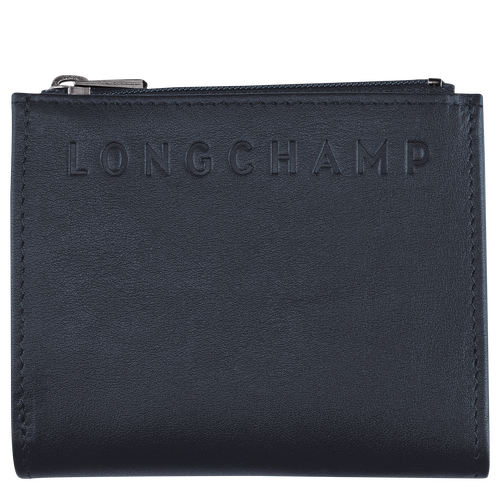 Longchamp 3D Leather Men\'s Wallets Blue | 390-NATPFR