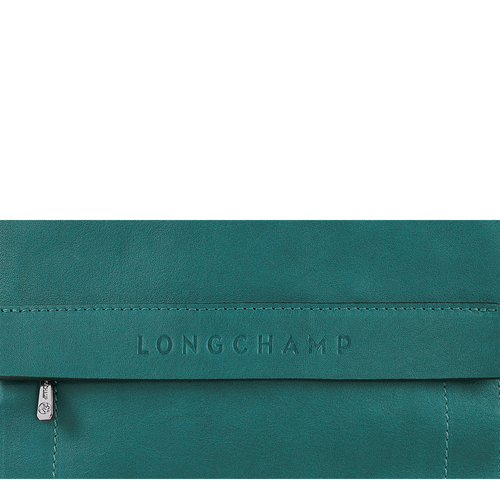 Longchamp 3D Leather Women's Backpacks Green | 625-DUWCTV