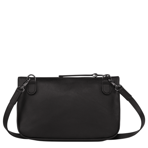 Longchamp 3D Leather Women's Crossbody Bags Black | 945-AGWKOC