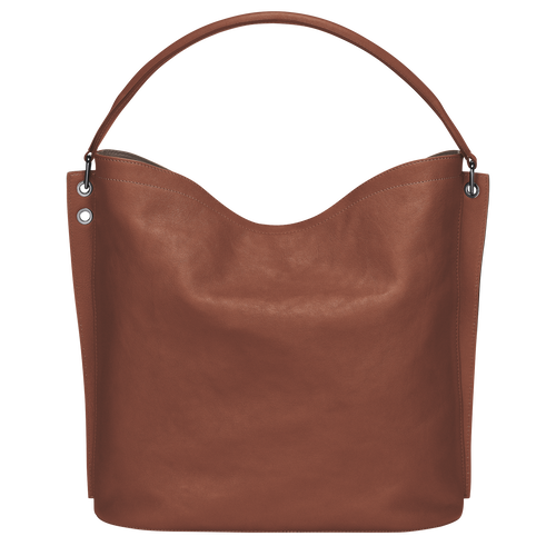 Longchamp 3D Leather Women's Shoulder Bags Brown | 307-SOHIMV