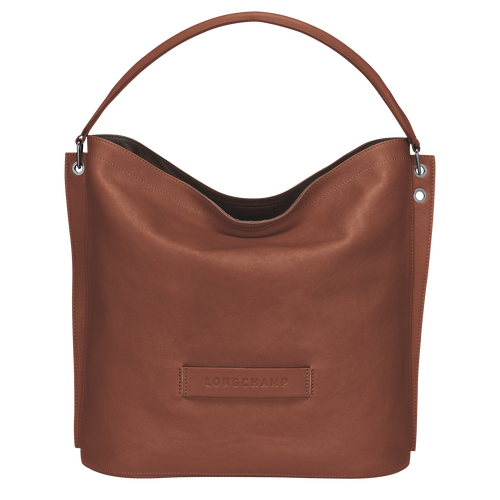 Longchamp 3D Leather Women\'s Shoulder Bags Brown | 307-SOHIMV