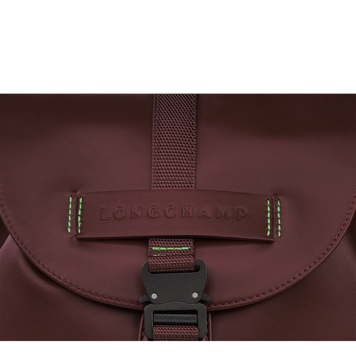 Longchamp 3D M Leather Women's Backpacks Red | 328-GDNTVF