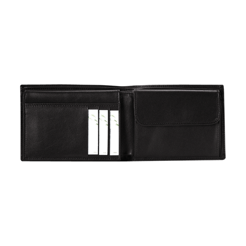 Longchamp Baxi Leather Men's Wallets Black | 760-XLQNTI