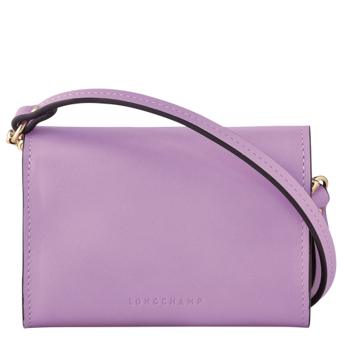 Longchamp Box-Trot Leather Women's Coin Purses Purple | 462-YEPQVL