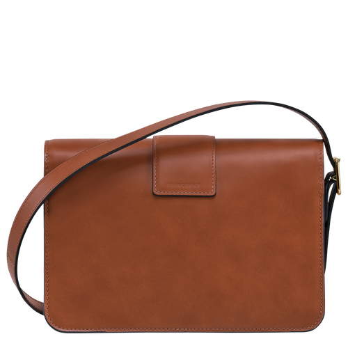 Longchamp Box-Trot M Leather Women's Crossbody Bags Brown | 250-PWRCMB