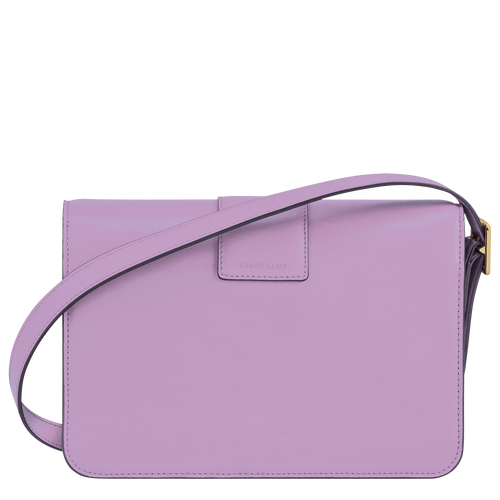 Longchamp Box-Trot M Leather Women's Crossbody Bags Purple | 451-FPUXLM