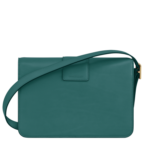 Longchamp Box-Trot M Leather Women's Crossbody Bags Green | 682-YSTOBV