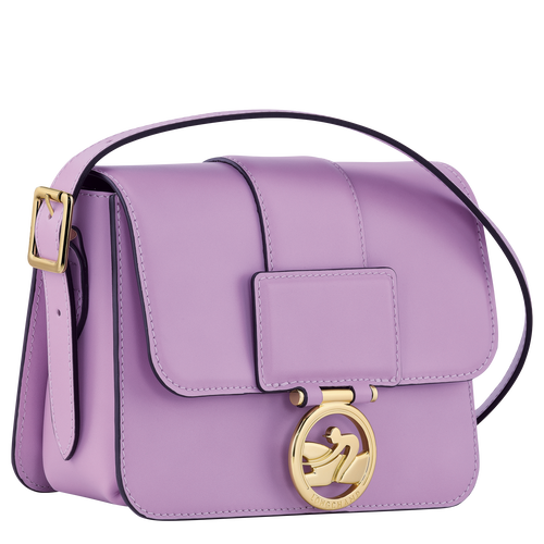 Longchamp Box-Trot S Leather Women's Crossbody Bags Purple | 720-HQOMLD