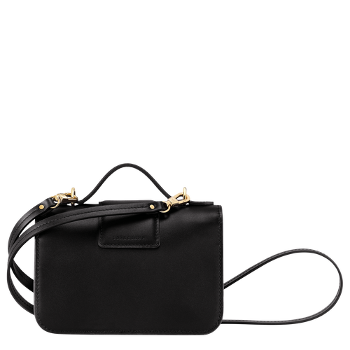 Longchamp Box-Trot XS Leather Women's Crossbody Bags Black | 261-VMKTEX