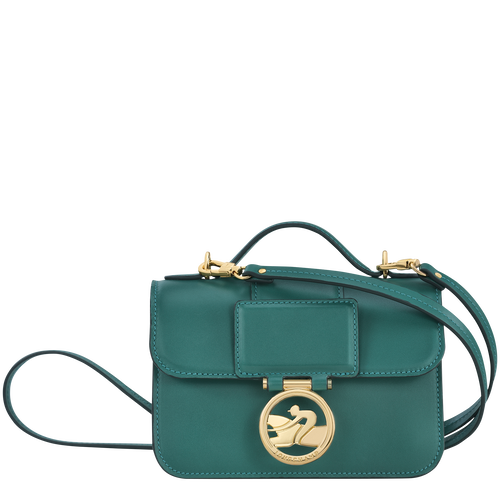 Longchamp Box-Trot XS Leather Women\'s Crossbody Bags Green | 491-KSGJNA