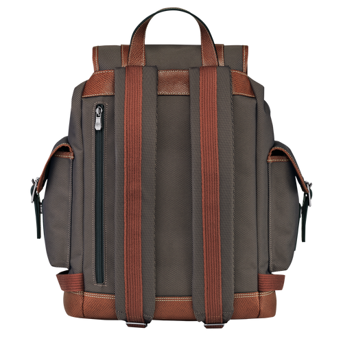 Longchamp Boxford Canvas Men's Backpacks Brown | 714-LGWTPO