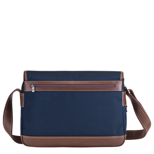 Longchamp Boxford Canvas Men's Crossbody Bags Blue | 051-NXZEOL