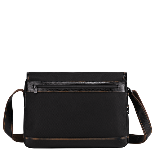 Longchamp Boxford Canvas Men's Crossbody Bags Black | 259-UYLCBR