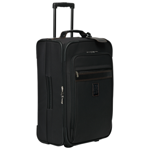 Longchamp Boxford Canvas Men's Suitcases Black | 163-ZNTBIP