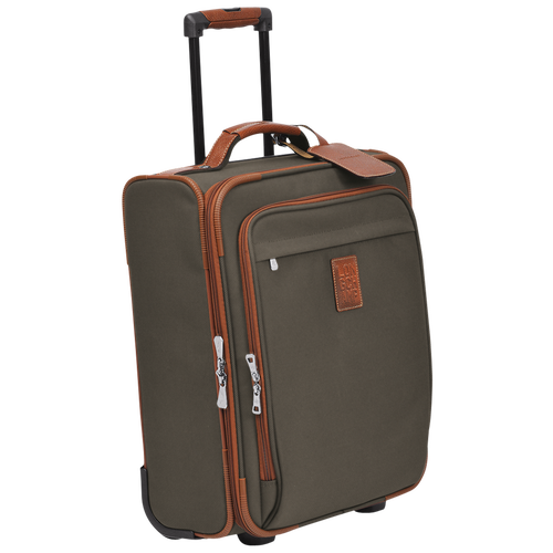 Longchamp Boxford Canvas Men's Suitcases Brown | 694-VSKHAN