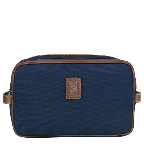 Longchamp Boxford Canvas Men\'s Toiletry Bags Blue | 061-OIXZBS