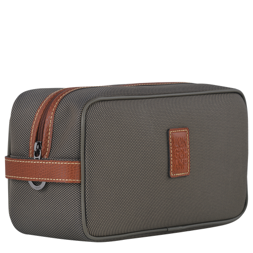 Longchamp Boxford Canvas Men's Toiletry Bags Brown | 457-VOMKFU