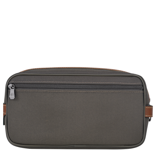 Longchamp Boxford Canvas Men's Toiletry Bags Brown | 457-VOMKFU