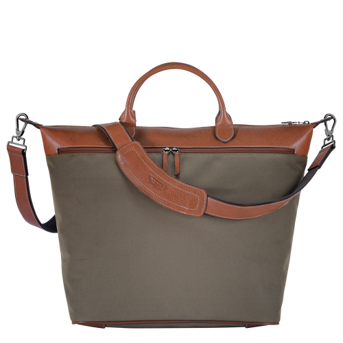 Longchamp Boxford Canvas Men's Travel Bags Brown | 348-PHGOUA