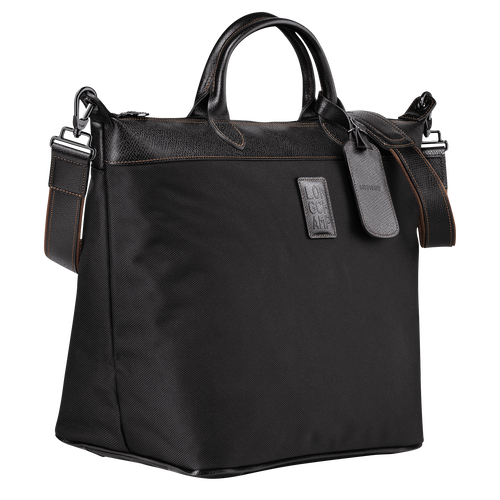 Longchamp Boxford Canvas Men's Travel Bags Black | 457-IOMLJR