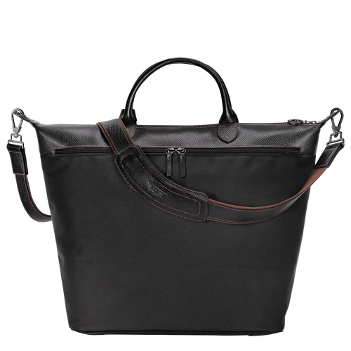 Longchamp Boxford Canvas Men's Travel Bags Black | 457-IOMLJR