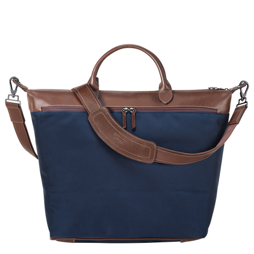 Longchamp Boxford Canvas Men's Travel Bags Blue | 479-PQFNCM