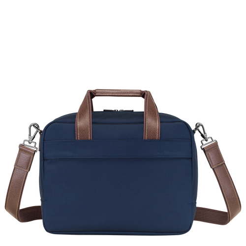 Longchamp Boxford Canvas Men's Travel Bags Blue | 862-AJMLEF