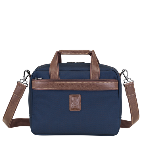 Longchamp Boxford Canvas Men\'s Travel Bags Blue | 862-AJMLEF