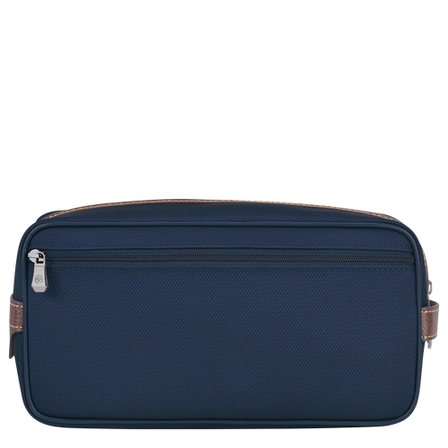 Longchamp Boxford Canvas Women's Toiletry Bags Blue | 132-KXCEHT