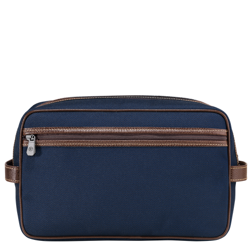 Longchamp Boxford Canvas Women's Toiletry Bags Blue | 563-SCTRZB