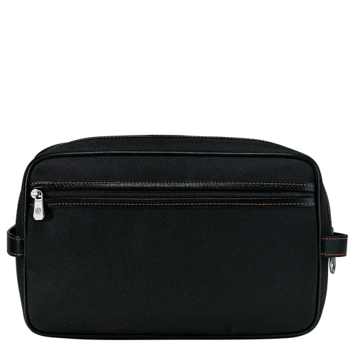 Longchamp Boxford Canvas Women's Toiletry Bags Black | 841-VFGWQT