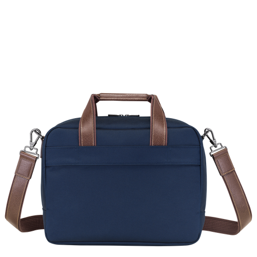 Longchamp Boxford Canvas Women's Travel Bags Blue | 356-PHWDTQ