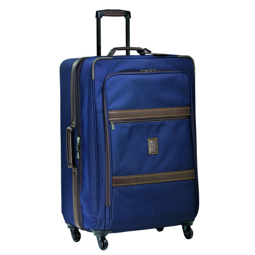 Longchamp Boxford L Canvas Men's Suitcases Blue | 604-YFXLJH