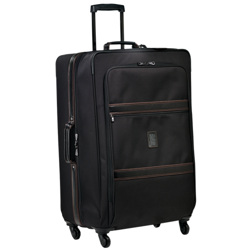 Longchamp Boxford L Canvas Men's Suitcases Black | 613-HTMRPN