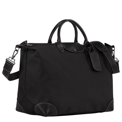 Longchamp Boxford L Canvas Men's Travel Bags Black | 087-FCTSDH