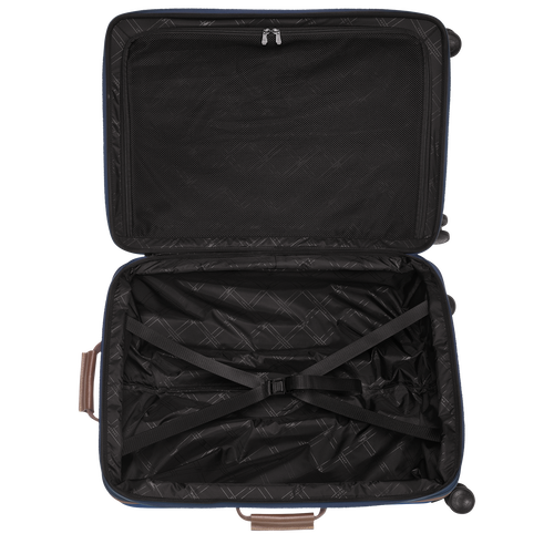 Longchamp Boxford M Canvas, Recycled canvas Men's Suitcases Blue | 560-IDRXCK