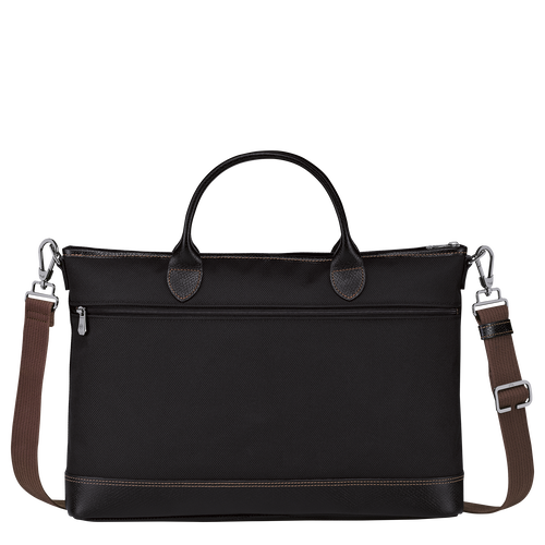 Longchamp Boxford S Canvas Men's Briefcase Black | 148-XJHSUY