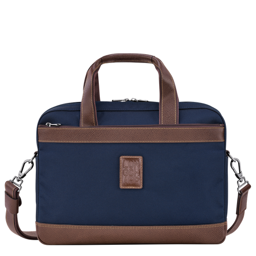 Longchamp Boxford S Canvas Men\'s Briefcase Blue | 578-WMAGFV