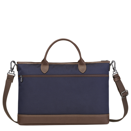 Longchamp Boxford S Canvas Women's Briefcase Blue | 805-INULGW