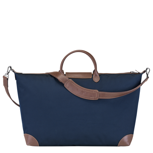 Longchamp Boxford XL Canvas Men's Travel Bags Blue | 052-OMIZSJ