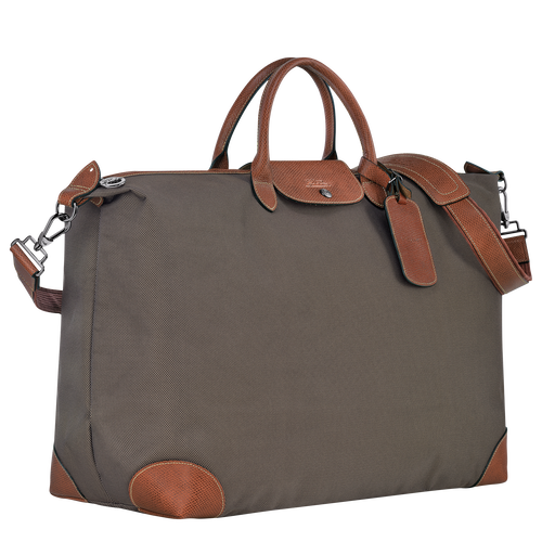 Longchamp Boxford XL Canvas Men's Travel Bags Brown | 150-KNMQZU