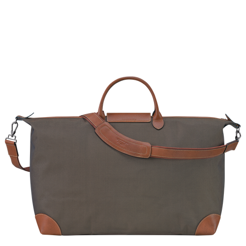 Longchamp Boxford XL Canvas Men's Travel Bags Brown | 150-KNMQZU