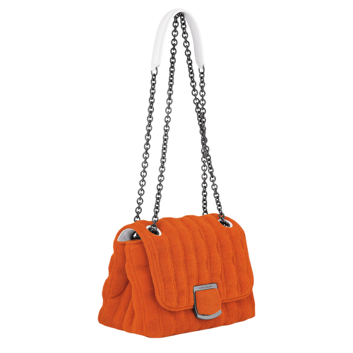 Longchamp Brioche Eponge S Canvas Women's Crossbody Bags Orange | 173-SLUWEX