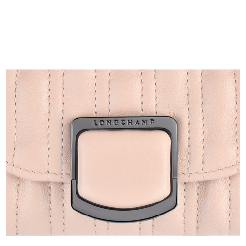 Longchamp Brioche Leather Women's Cardholders Pink | 067-UMVONB