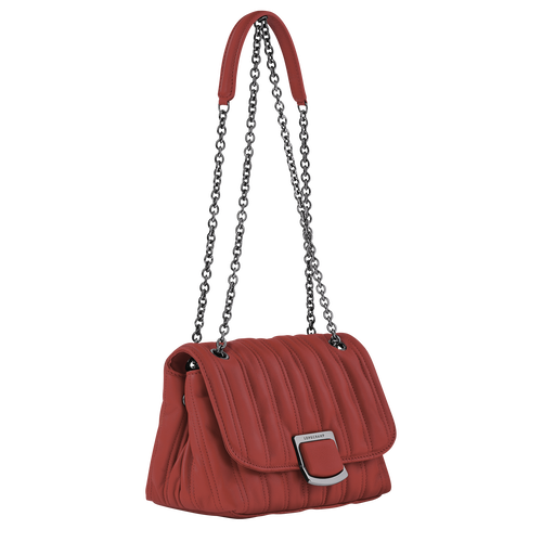 Longchamp Brioche S Leather Women's Crossbody Bags Red | 374-PJTKRH