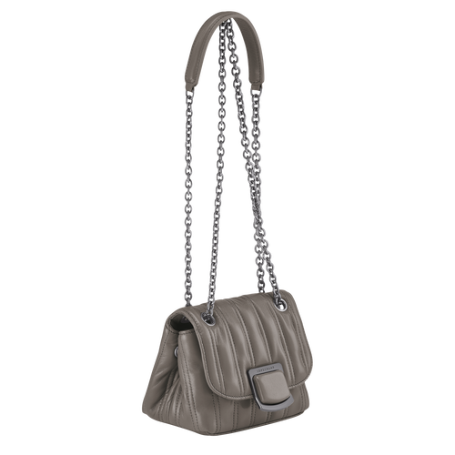 Longchamp Brioche XS Leather Women's Mini Bag Grey | 470-ZHLTQN