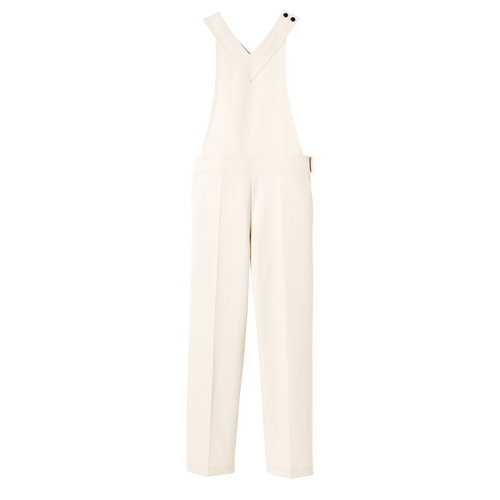 Longchamp Fall-Winter 2022 Collection Cotton Women\'s Jumpsuit Beige | 189-NSKLXI