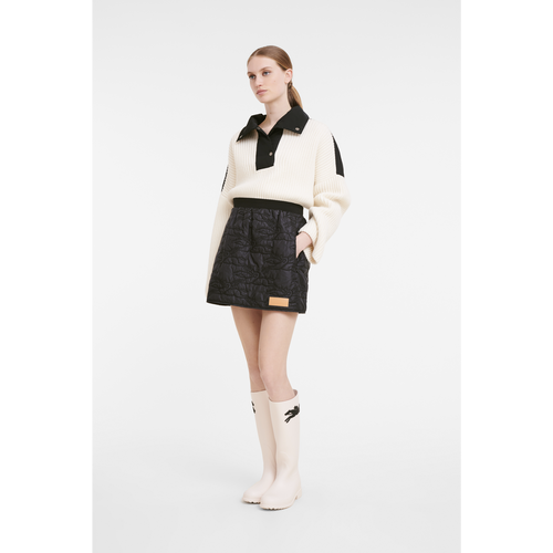 Longchamp Fall-Winter 2022 Collection Other Women's Skirts Black | 658-UZHMBL