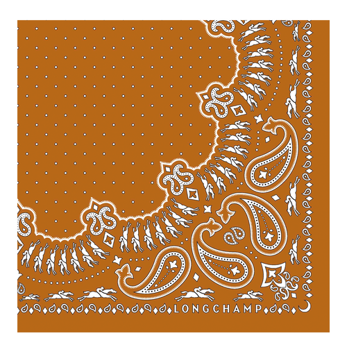 Longchamp Fall-Winter 2022 Collection Silk Women's Silk Scarves Orange | 274-DBVMRC