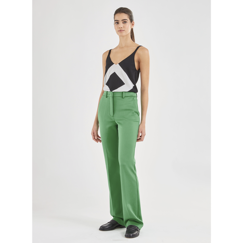 Longchamp Fall-Winter 2022 Collection Synthetic Fibres Women's Trousers Green | 417-CJGZIL